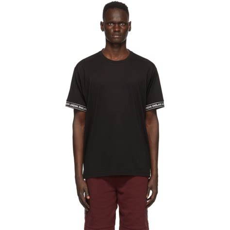 burberry black teslow t-shirt|Burberry Men's Teslow Logo.